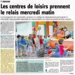 Courrier Picard centres de loisirs Compiègne