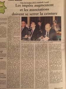 Oise Hebdo 8 avril 2015 budget Compiègne