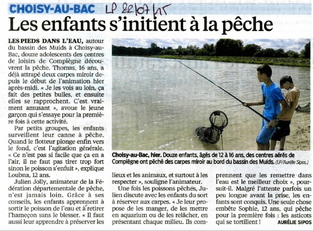 LP 22072015 - Les enfants s'initient à la pêche