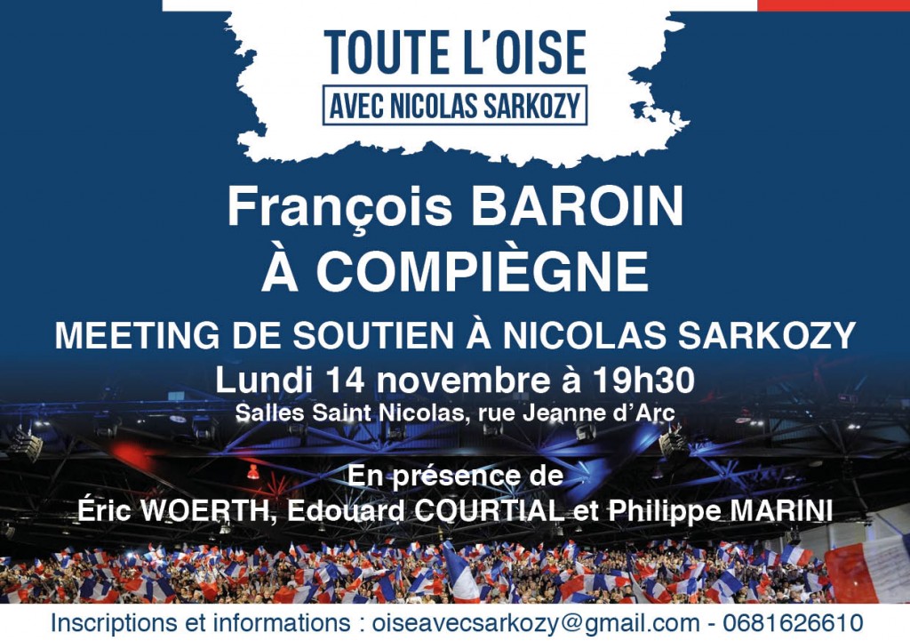 François Baroin à Compiègne le 14 novembre