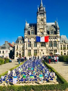 Bleuets jardin de la mémoire de Compiègne centenaire